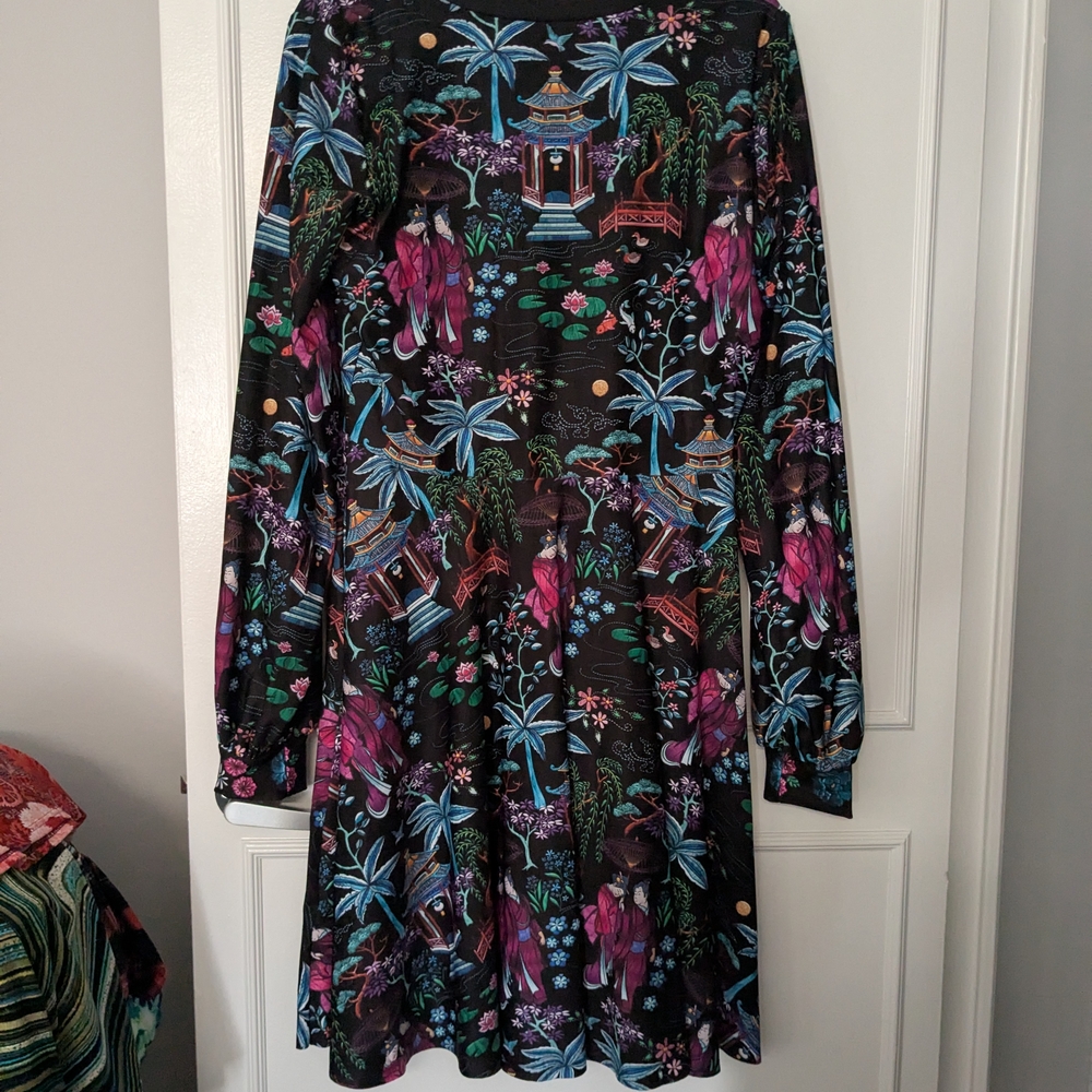 Blackmilk Nihon Shishu Longline Bishop Dress XL, NWT